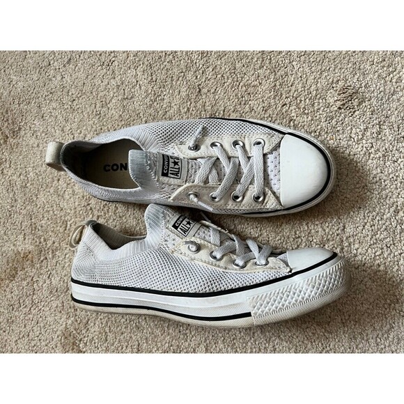 Converse Chuck Taylor All Star Low Top White Lace Up 6 Comfort - Picture 2 of 4